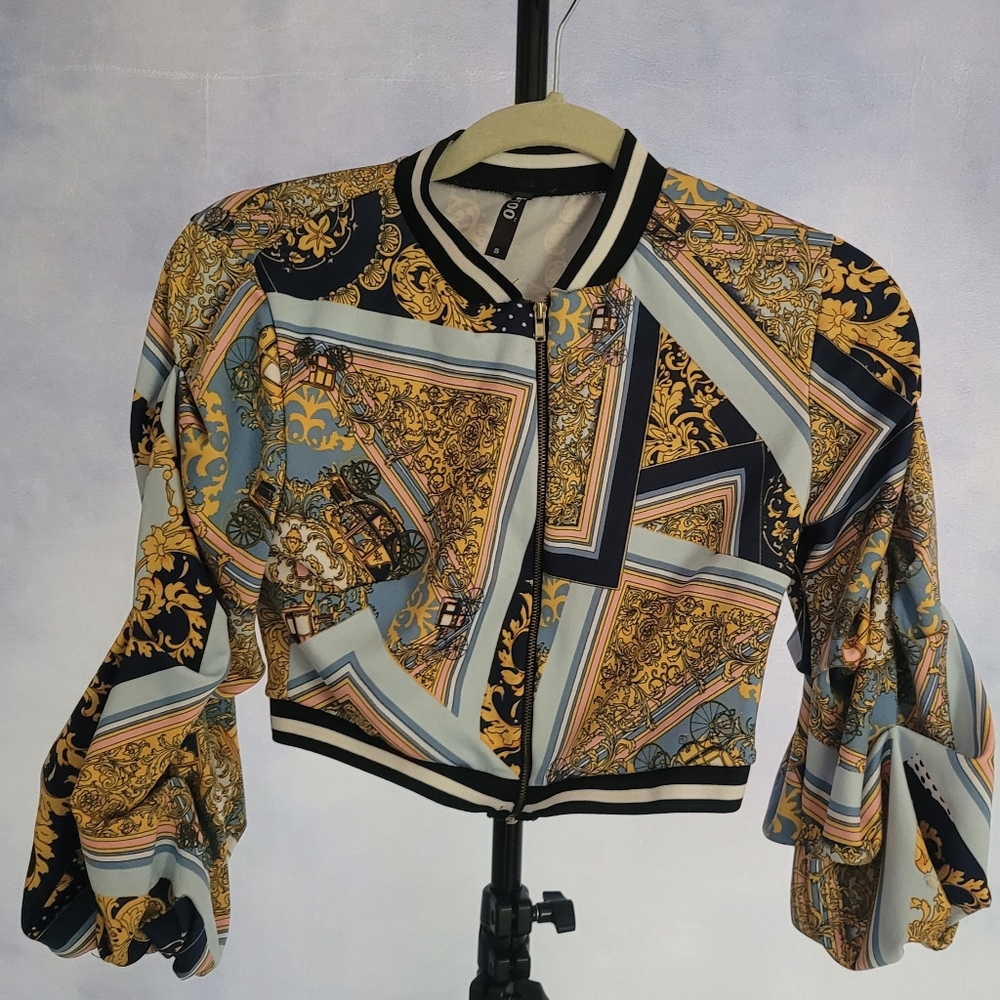 Light and colorful Crop jacket - Ktoo
